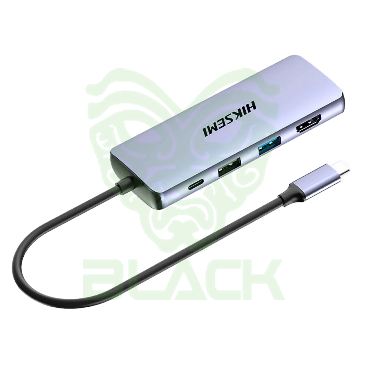 ADAPTADOR HUB HIKSEMI MULTIFUNCION TIPO C 8 EN 1 DS8