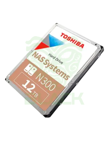 DISCO RIGIDO HDD TOSHIBA N300 NAS SYSTEMS 12TB 3.5 " SATA 7,200 RPM HDWG51CXZSTA