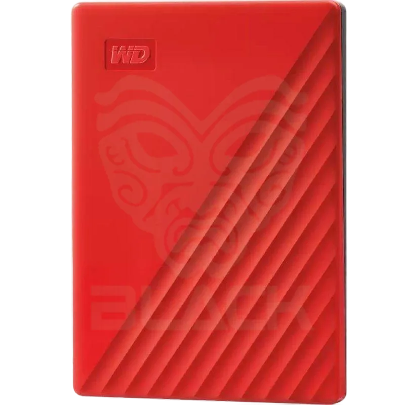 DISCO EXTERNO HDD WESTERN DIGITAL MYPASSPORT 4TB USB 3.2 ROJO