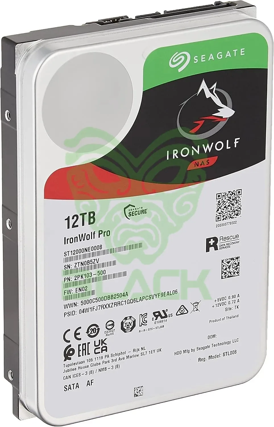 SEAGATE DISCO DURO IRONWOLF PRO 12TB N