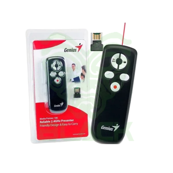 GENIUS PUNTERO LASER MEDIA POINTER 100