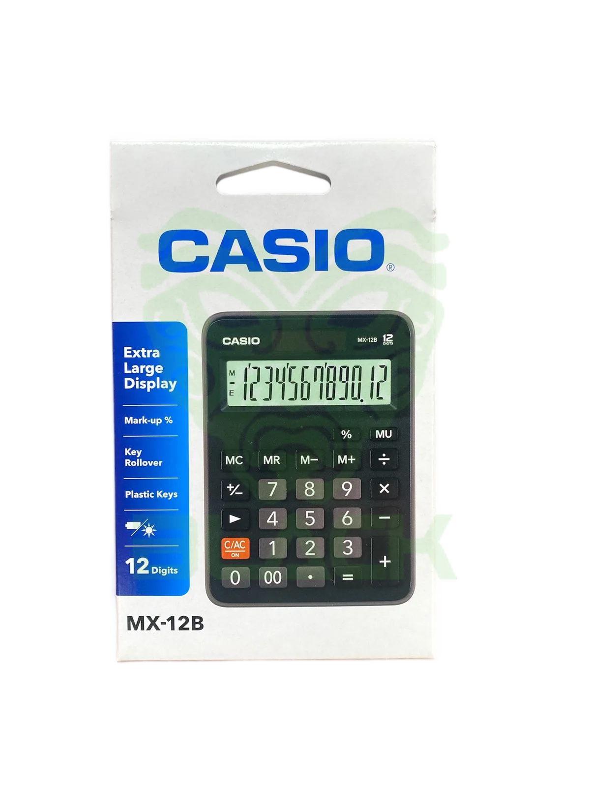 CALCULADORA CASIO (MX-12B-LB) 12 DIGITOS GREY
