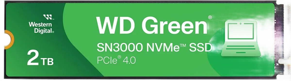 DISCO SOLIDO SSD M.2 WD 2TB GREEN SN3000 5000MB/S NVME PCI-E GEN4 X4