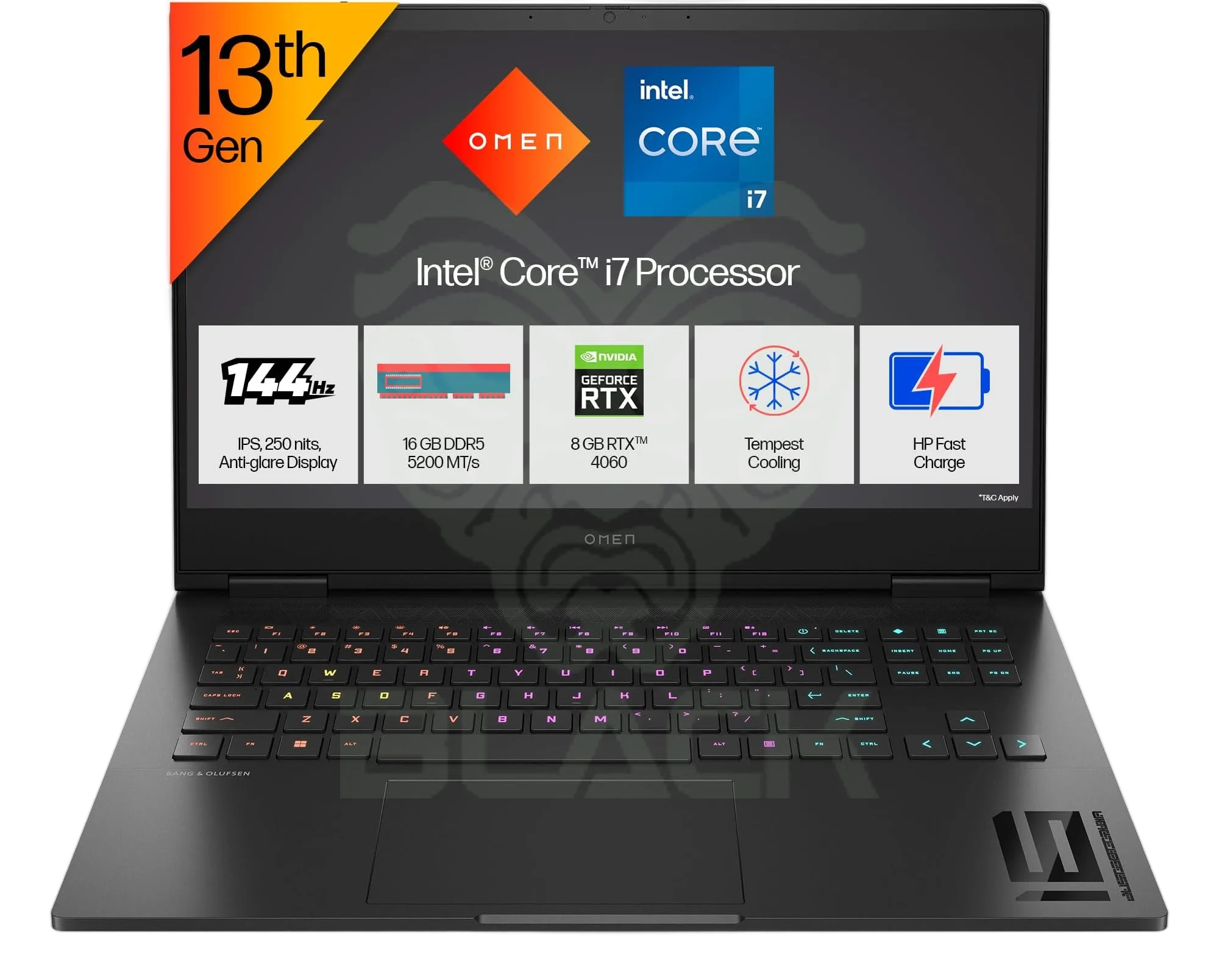 NOTEBOOK HP HYPERX OMEN 15 15.3" INTEL CORE I7 14650HX 16GB DDR5 SSD 1TB RTX 5060 2K 165HZ WIN11 15-GA0001LA