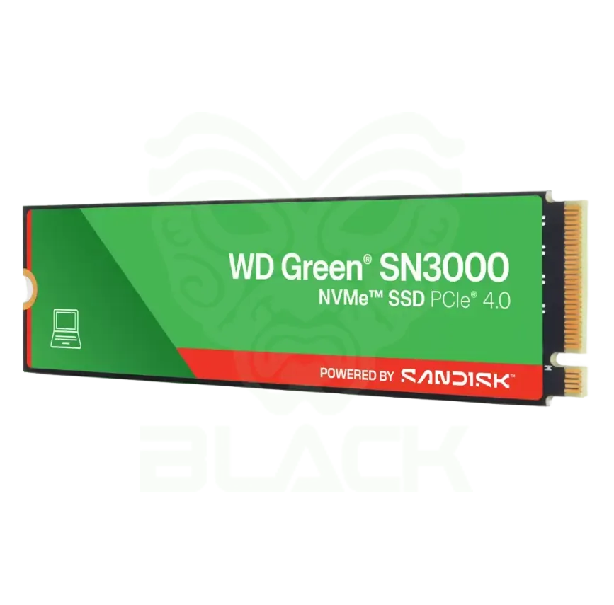 DISCO INTERNO SSD WD GREEN SN3000 1TB M.2 2280 NVME PCIE 4.0 5000MB/S