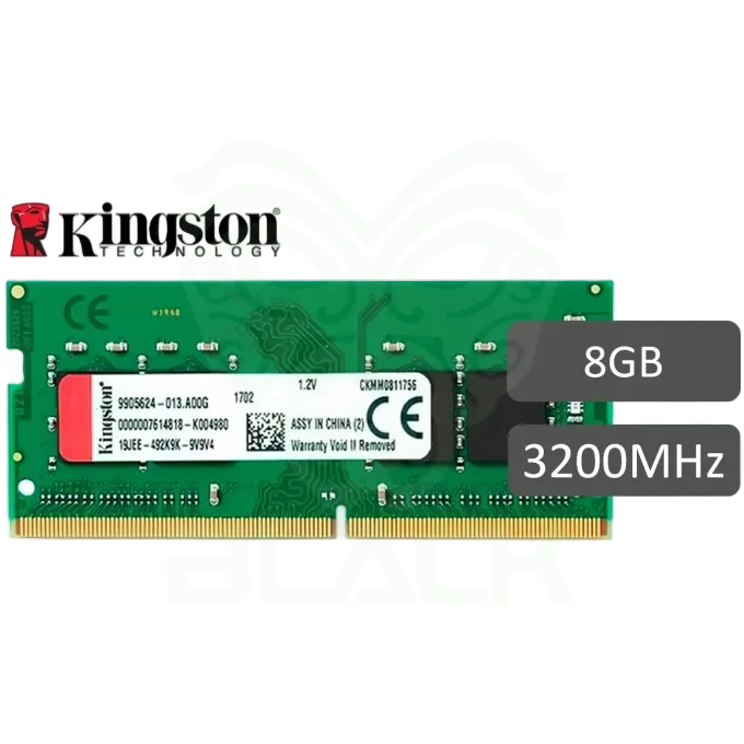MEMORIA RAM KINGSTON 8GB DDR4 3200MHZ SODIMM