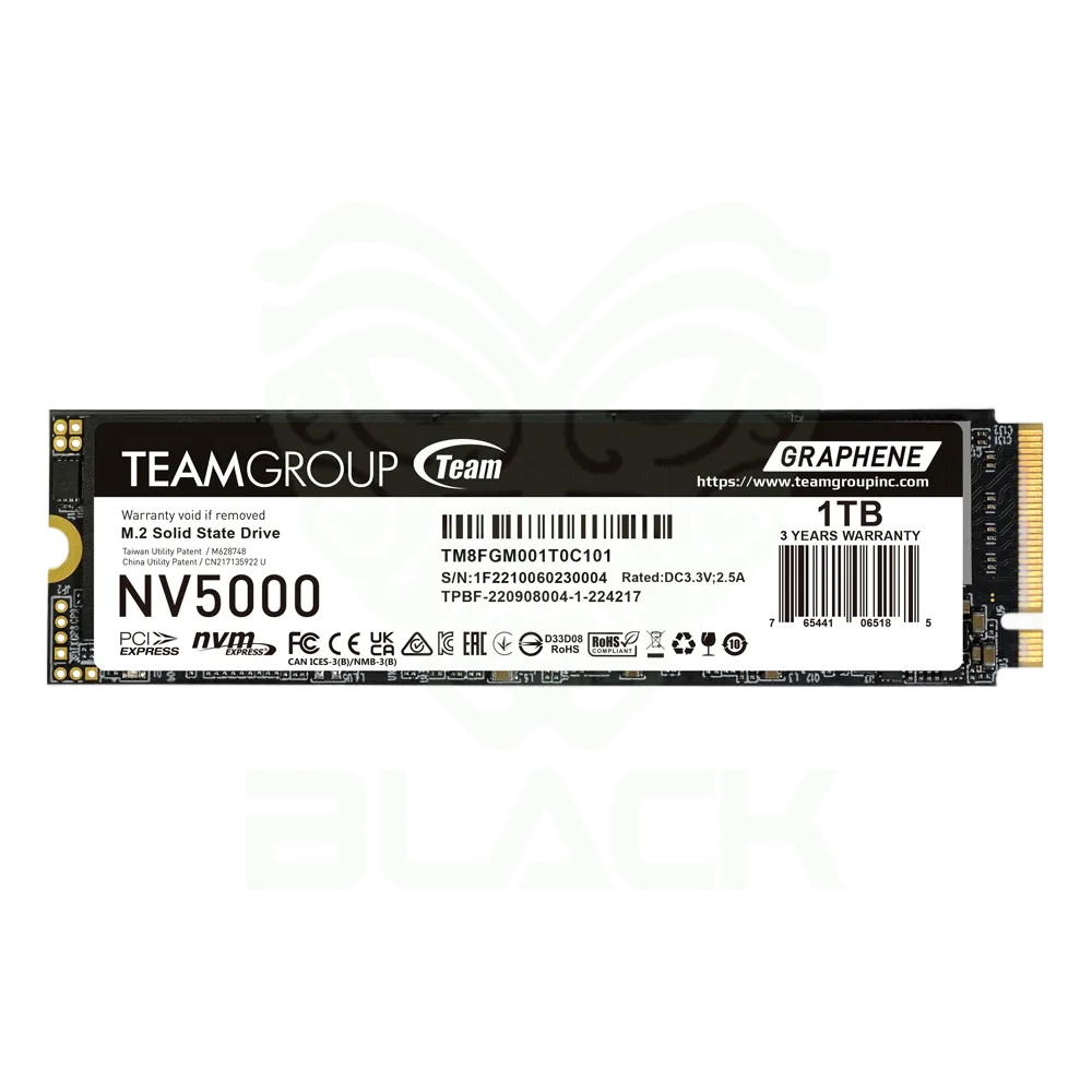 DISCO SOLIDO SSD M.2 TEAM 1TB NV5000 4500MB/S NVME PCI-E X4 GEN4