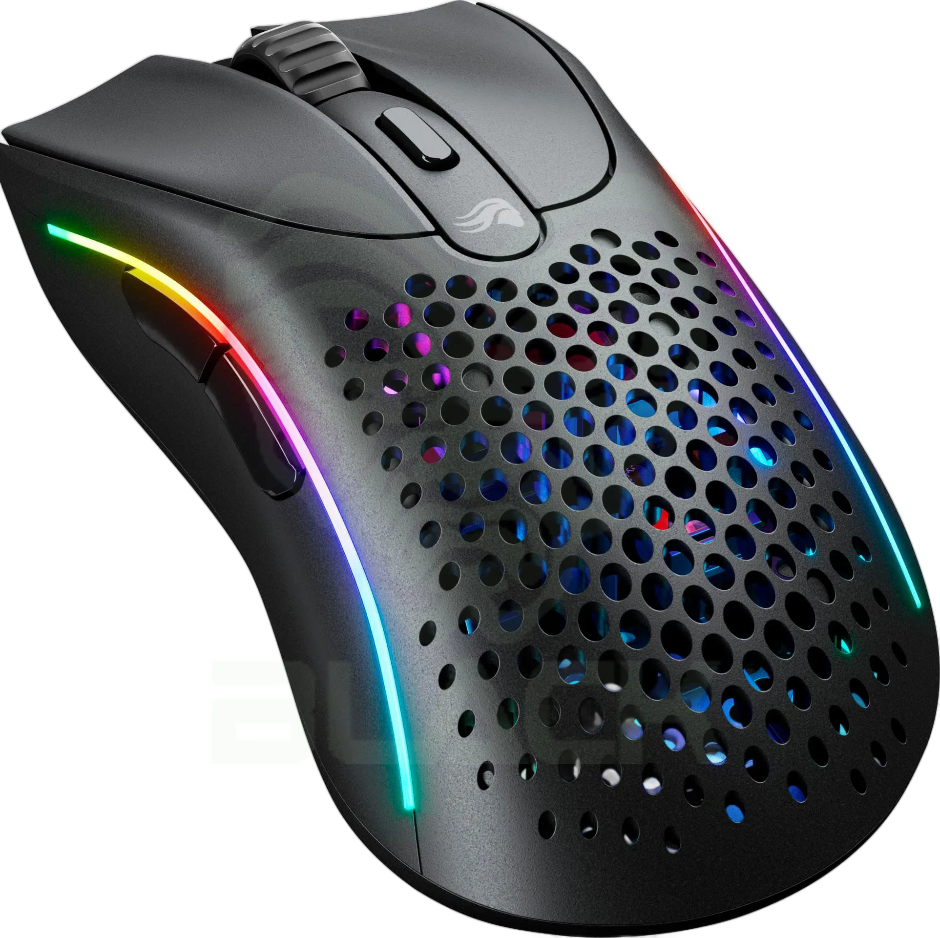 MOUSE GLORIOUS MODEL D 2 WIRELESS 2.4GHZ BLUETOOTH 5.2 MATTE BLACK RGB 26K DPI 66GR 110HS