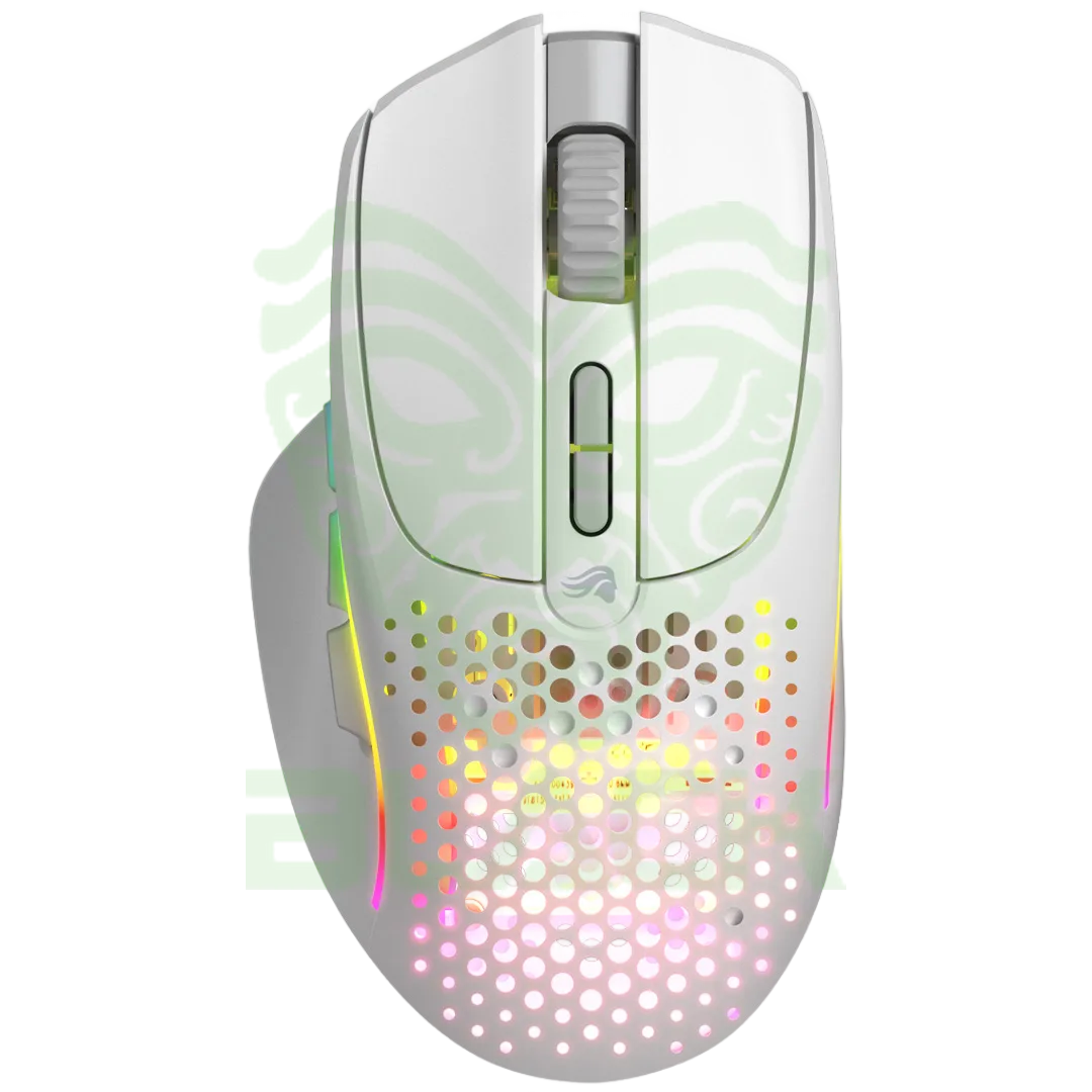 MOUSE GLORIOUS MODE I 2 WIRELESS 2.4GHZ BLUETOOTH 5.2 MATE WHITE 75GR 110HS