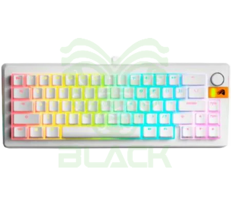 TECLADO MECANICO GLORIOUS GMMK3 HE 75% RGB HALL EFECT 8K HZ WHITE US