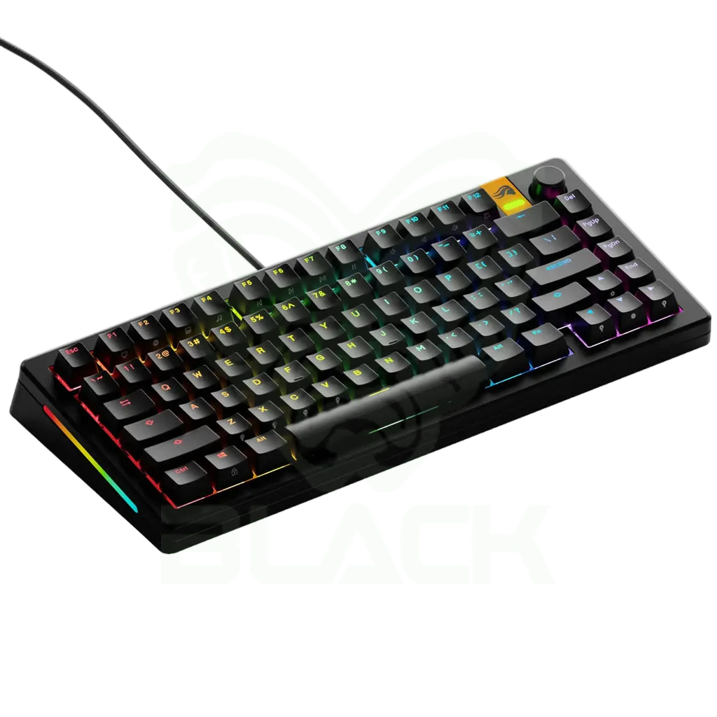 TECLADO MECANICO GLORIOUS GMMK3 HE 75% RGB HALL EFECT 8K HZ BLACK US