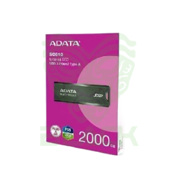 DISCO EXTERNO SSD 2TB ADATA SC610 USB 3.2