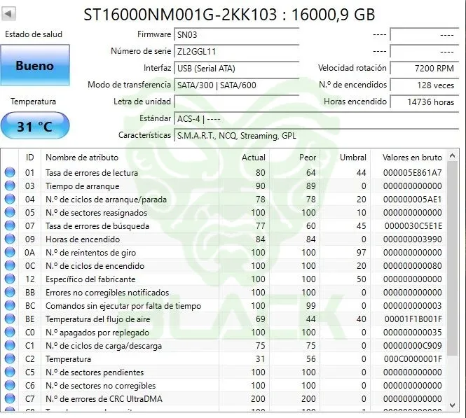 HDD Seagate Exos X18 16 TB OEM