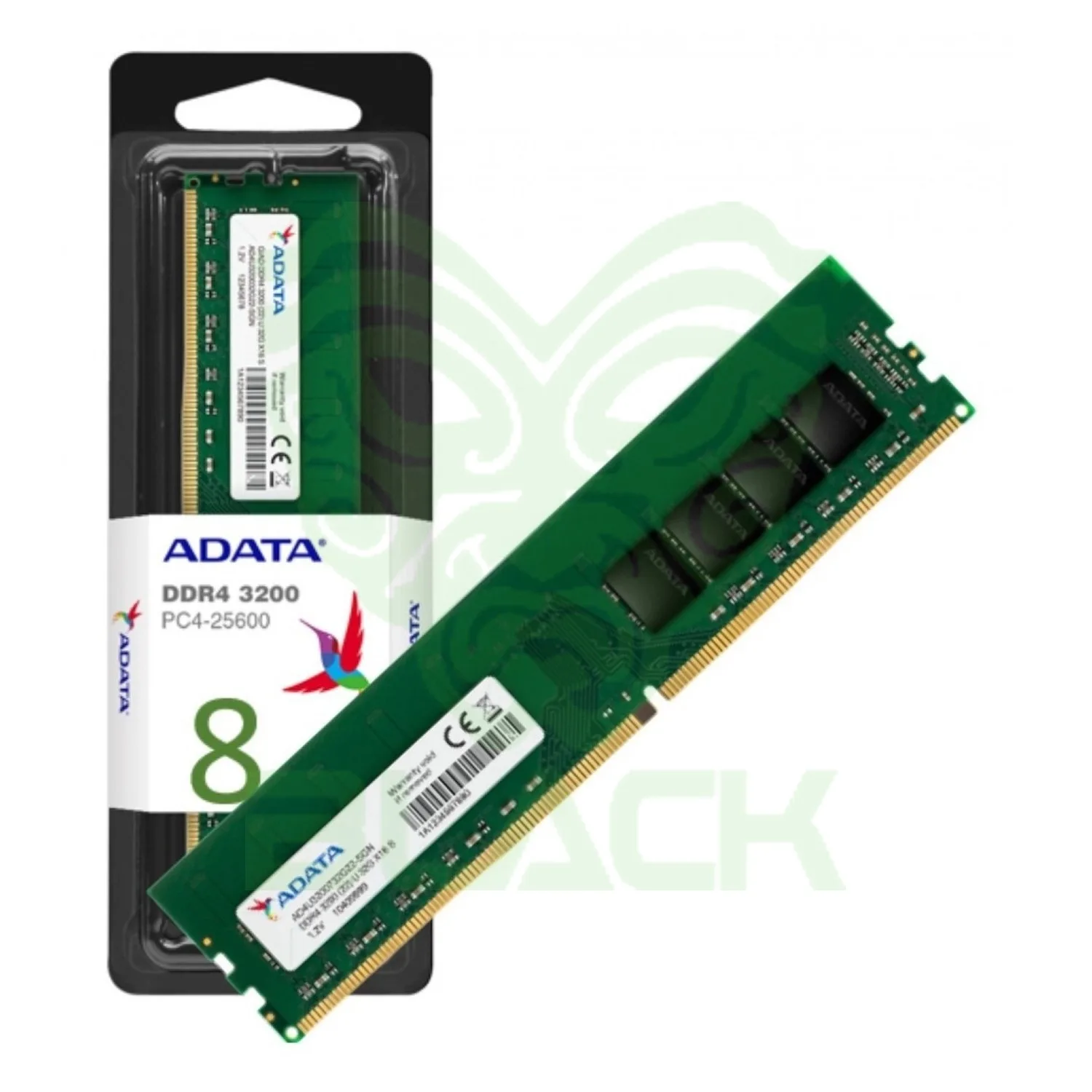MEMORIA RAM UDIMM ADATA 8GB DDR4 3200MHZ CL22 1.2