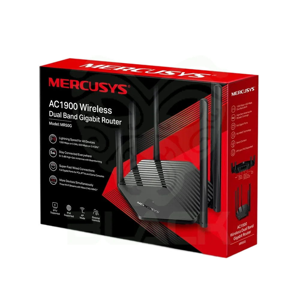 MR50G ROUTER WIR MERCUSYS GIGABIT AC1900 6 ANT