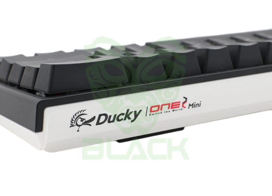 TECLADO GAMER DUCKY ONE 2 MINI RGB WHITE KAIH BOX BROWN SWICHT DOUBLE-SHOT PBT MECANICO