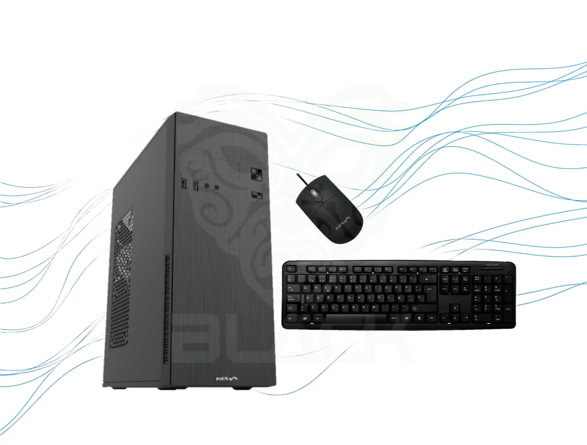 KIT KELYX MODELO LC728-12 FUENTE 500W TEC/MOUSE