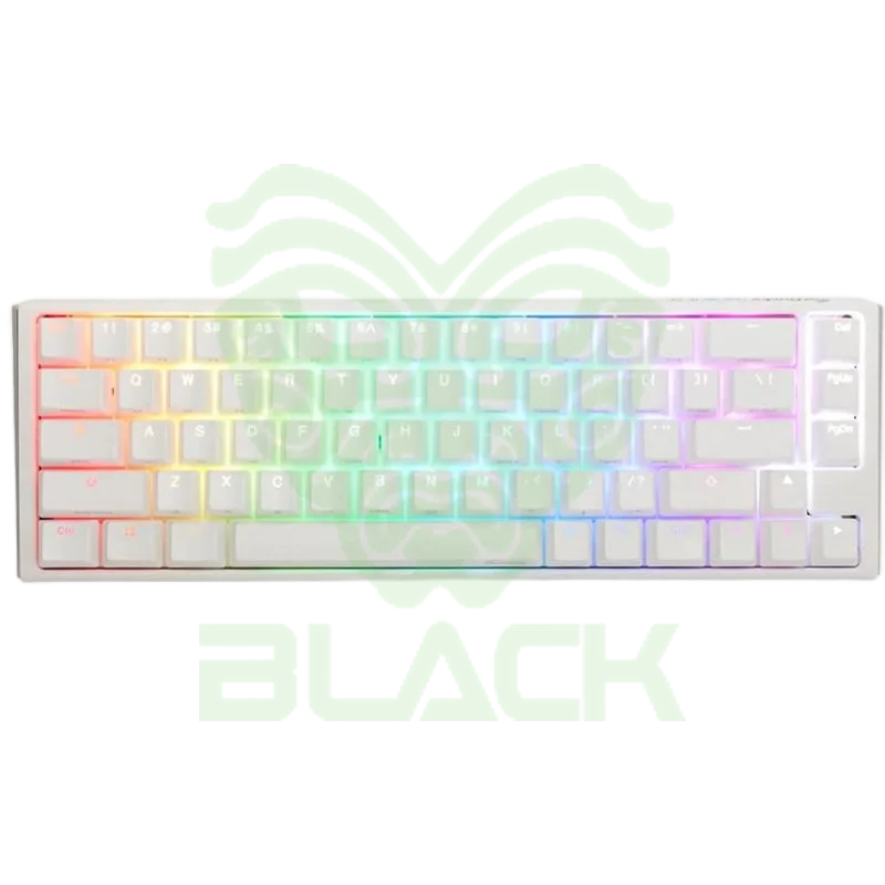 TECLADO MECANICO DUCKY ONE 3 SF TECLAS BLANCAS VELOCIDAD INTERRUPTOR PLATEADO INGLES PBT DOBLE DISPARO SIN COSTURAS ESTUCHE SUPERIOR BLANCO ESTUCHE IN