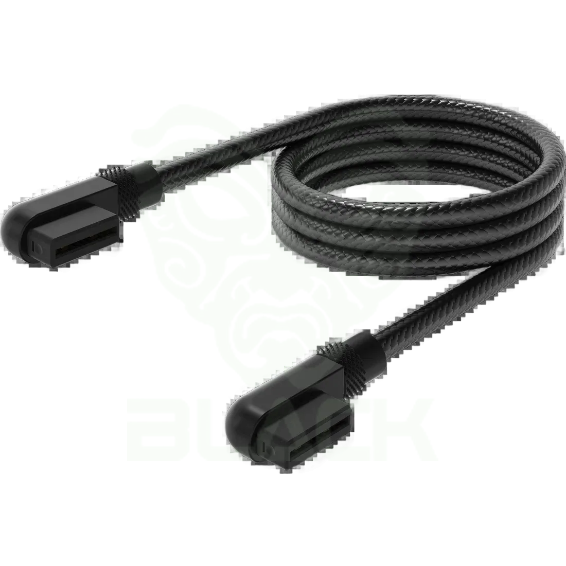 CABLE CORSAIR ICUE LINK 1X 600MM CON CONECTOR DERECHO NEGRO