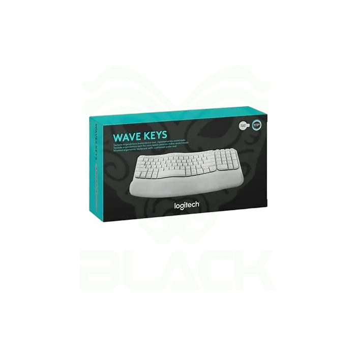 TECLADO INALÁMBRICO LOGITECH ERGONÓMICO WAVE KEYS WHITE