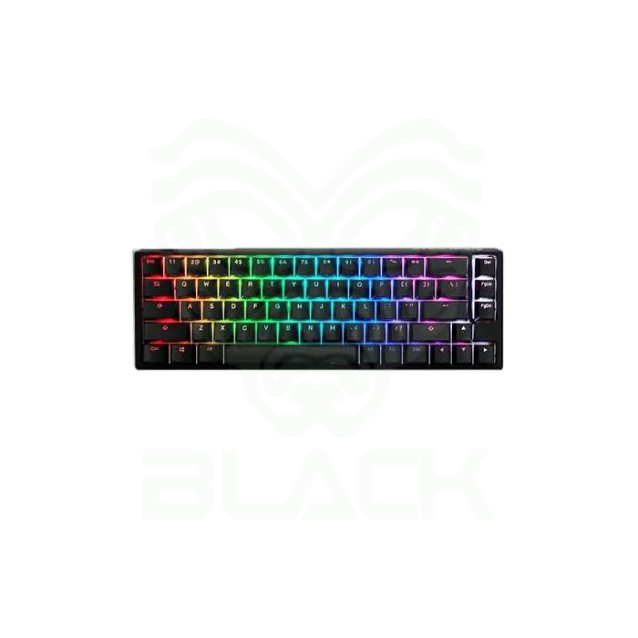 TECLADO MECANICO DUCKY ONE 3 SF 65 HOTSWAP CHERRY MX BROWN RETROILUMINADO RGB NEGRO