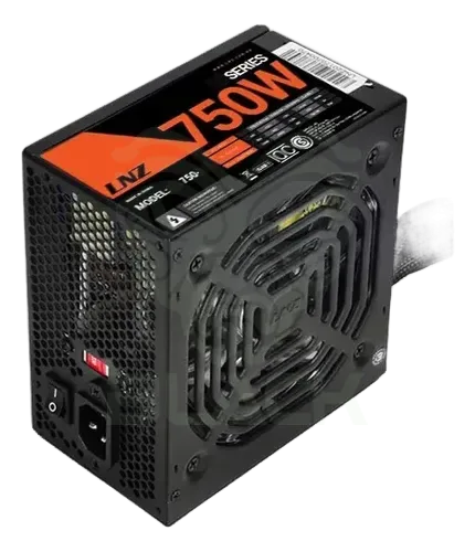Fuente Pc Lnz 700w SX700-TS Negra, Fan Red By
