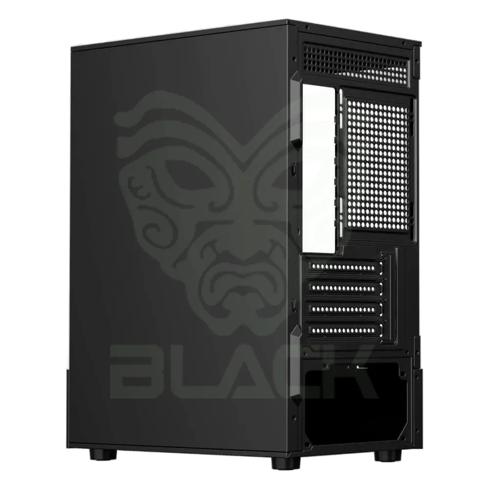 GABINETE RAPTOR THUNDER STRIKE TG MID-TOWER RGB FAN X1 WHITE