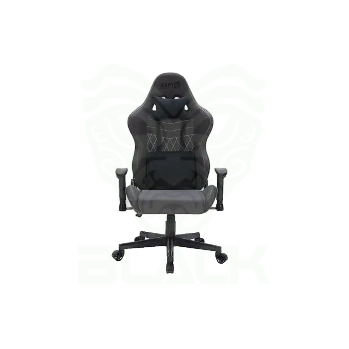 SILLA GAMER RAPTOR THRONE R1 TELA NEGRA