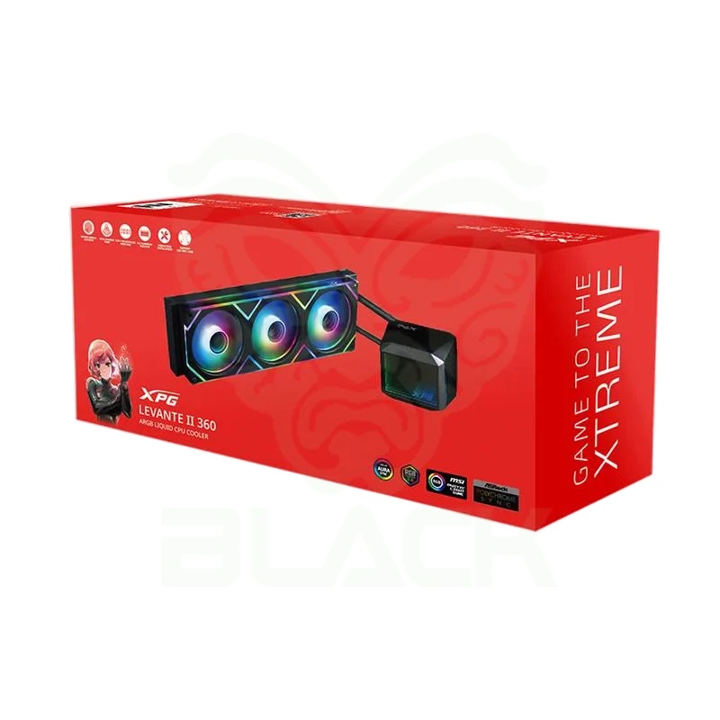WATERCOOLER XPG GAMING LEVANTE II 360 ARGB BLACK