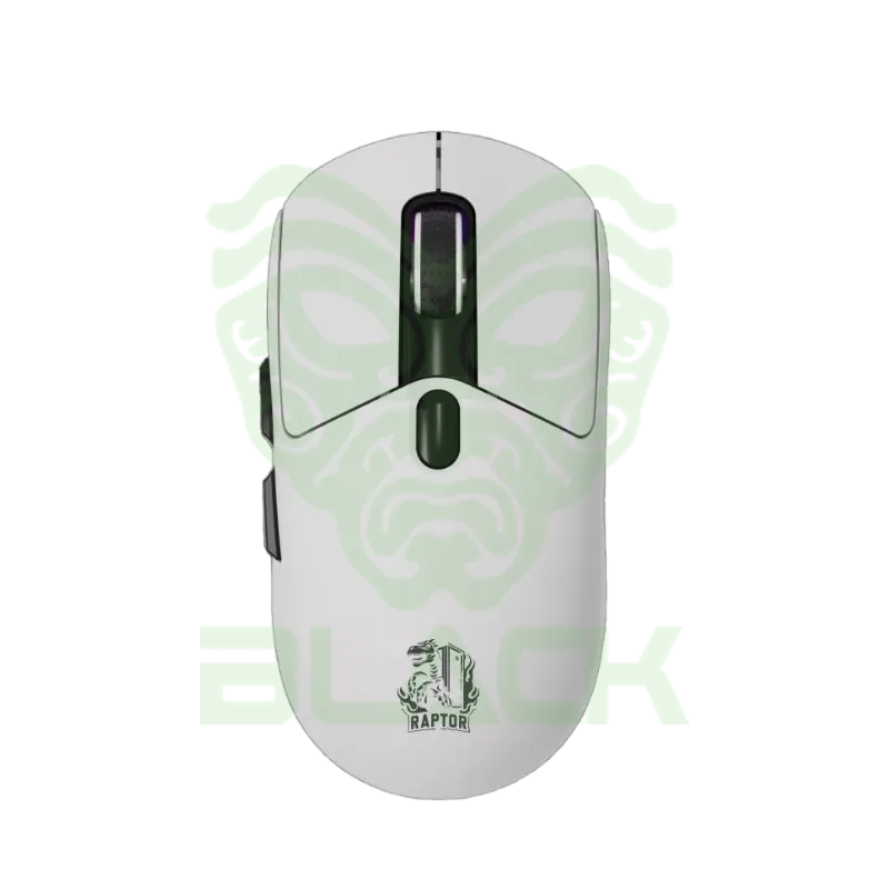 MOUSE GAMER RAPTOR STORM GRIP WIRELESS 7 BOTONES 24000DPI RGB PIXART SENSOR WHITE