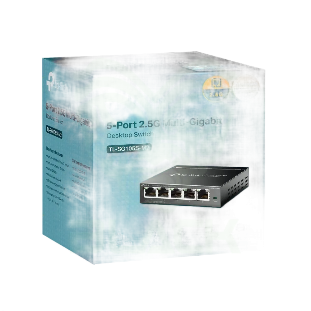 TP-LINK TL-SG105S-M2 SWITCH GESTIONADO 2.5G ETHERN...