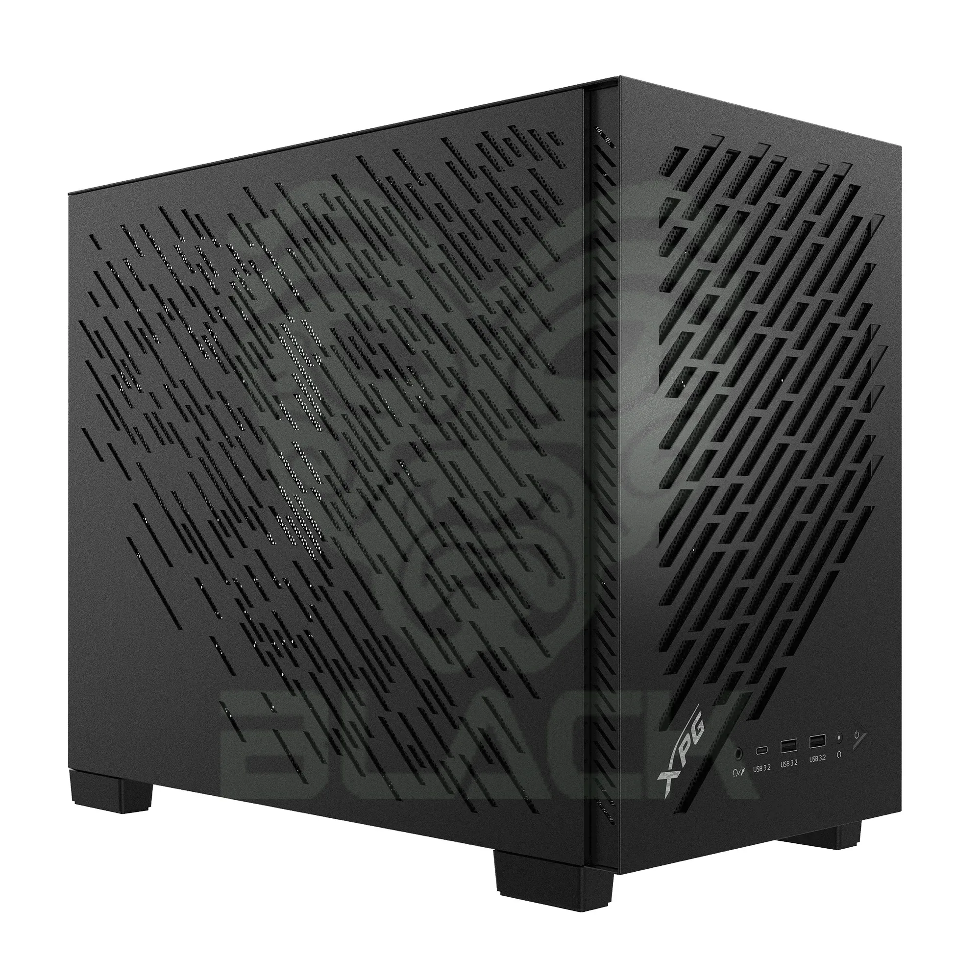 GABINETE XPG VALOR AIR NANO WHITE 1X120MM ARGB FAN USB-C M-ATX