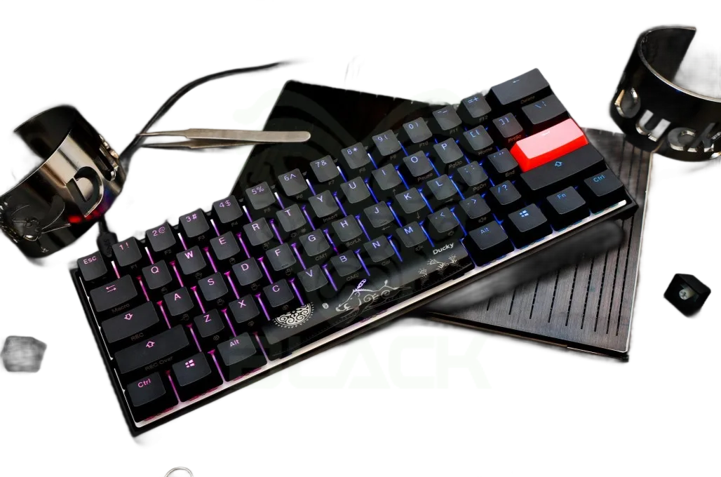 TECLADO GAMER DUCKY MECHA MINI V2 RGB KAILH BOX BROWN SWITCH MECANICO ISO SP