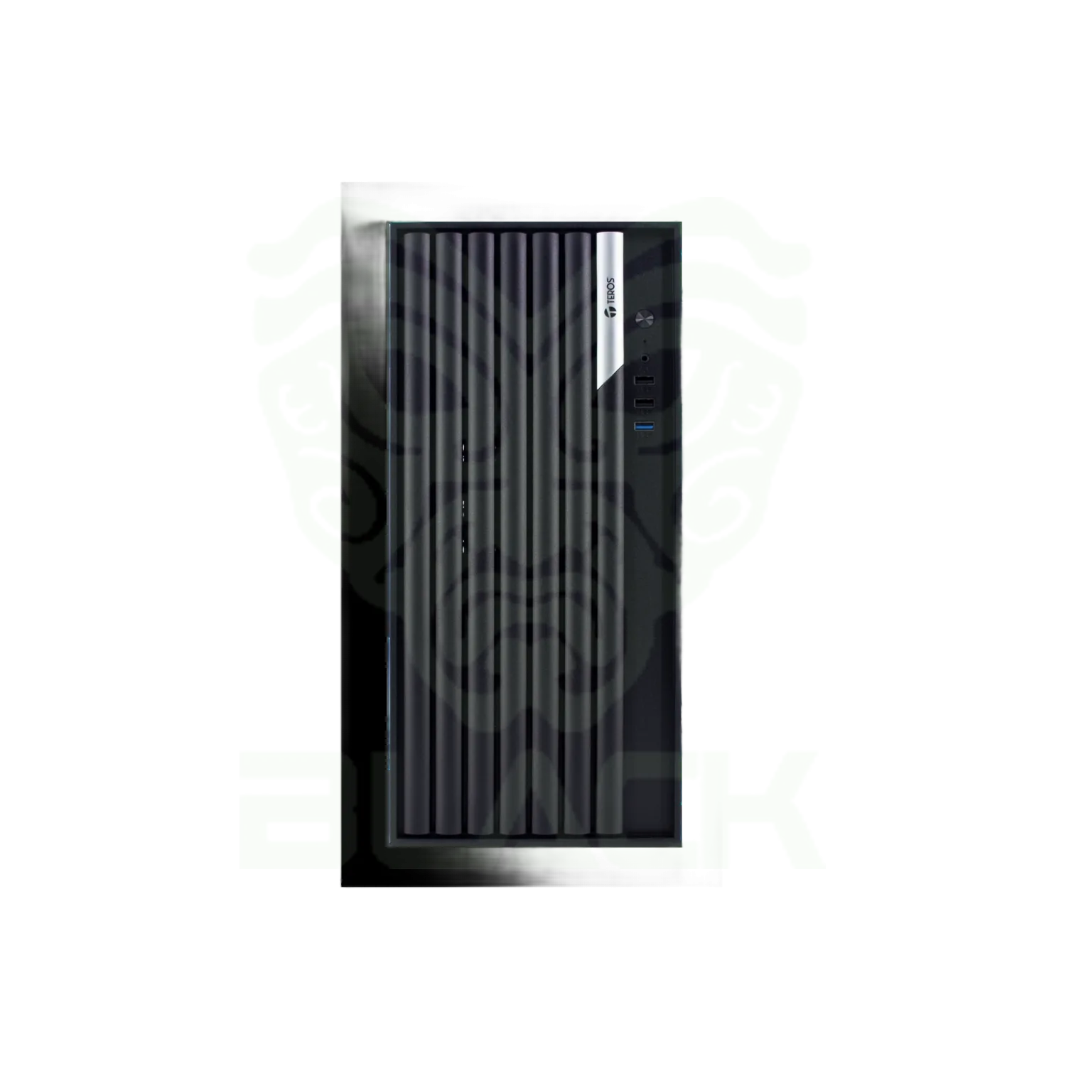 GABINETE TEROS TE-1036S MID TOWER FANS 120CM C/FUENTE 250W BLACK