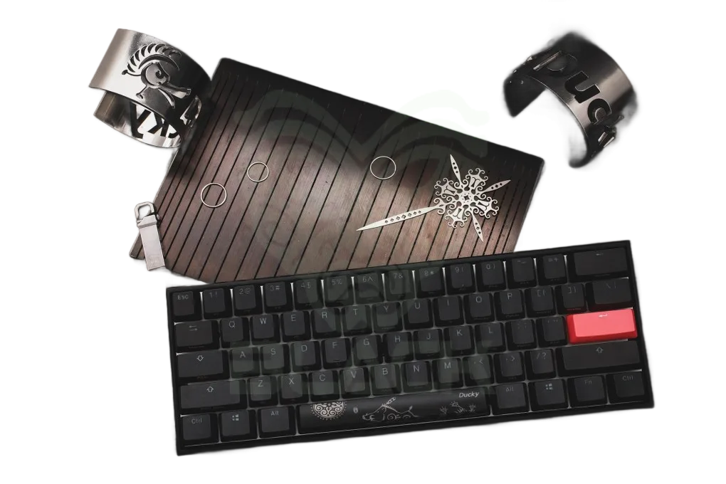 TECLADO GAMER DUCKY MECHA MINI V2 RGB KAILH BOX BROWN PBT DOUBLE-SHOT