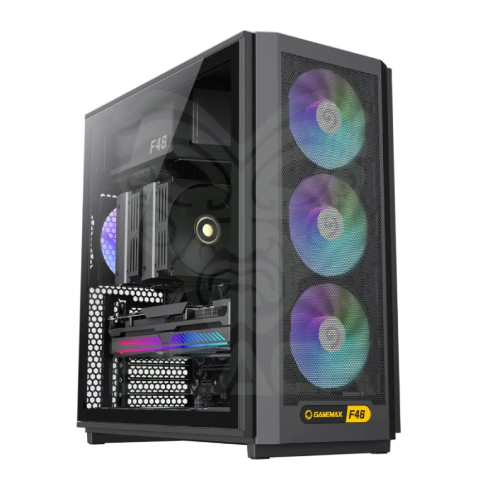 GAB GAMEMAX F46 BK 4*FAN ARGB ATX