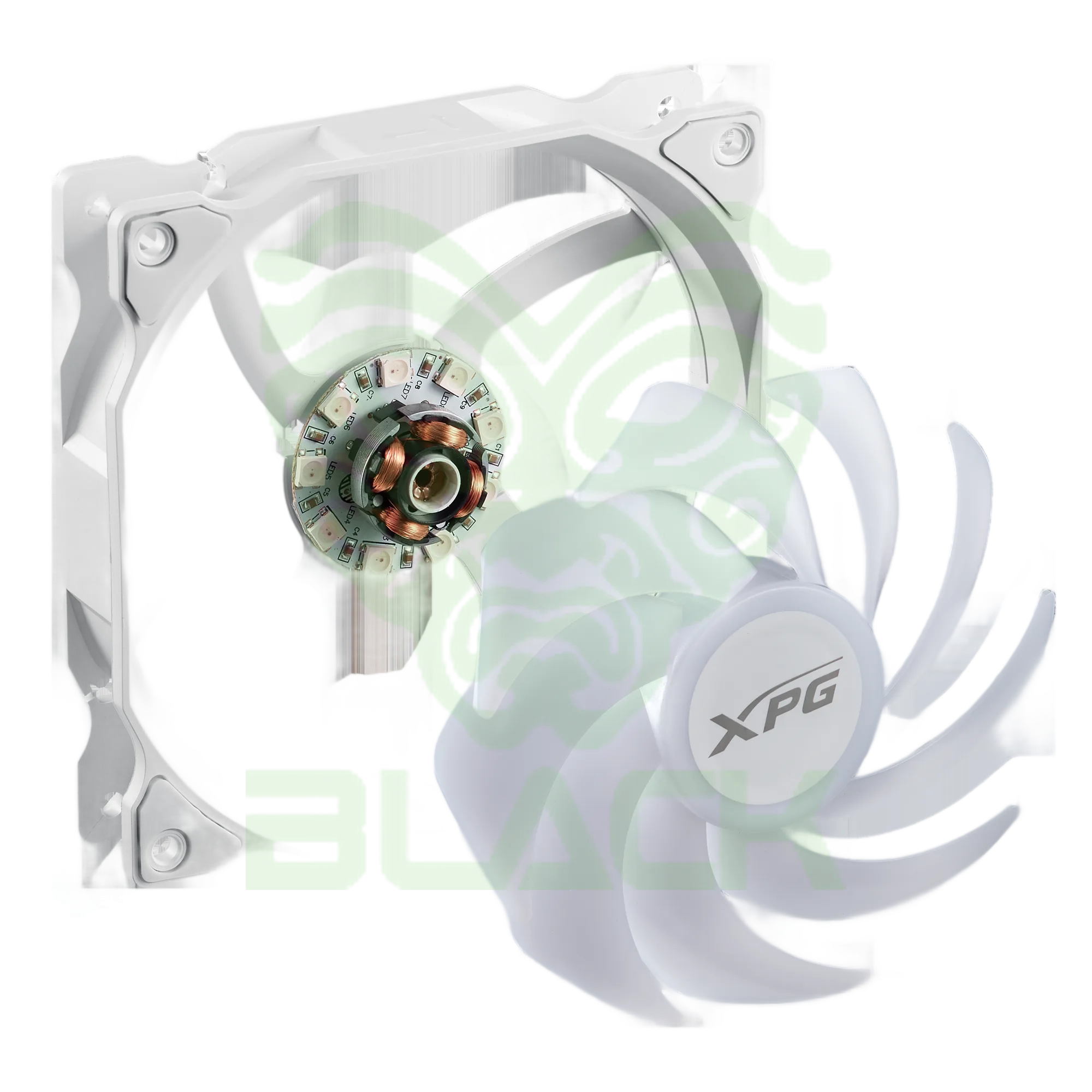 FAN XPG P/ GABINETE VENTO 120MM BLANCO ARGB