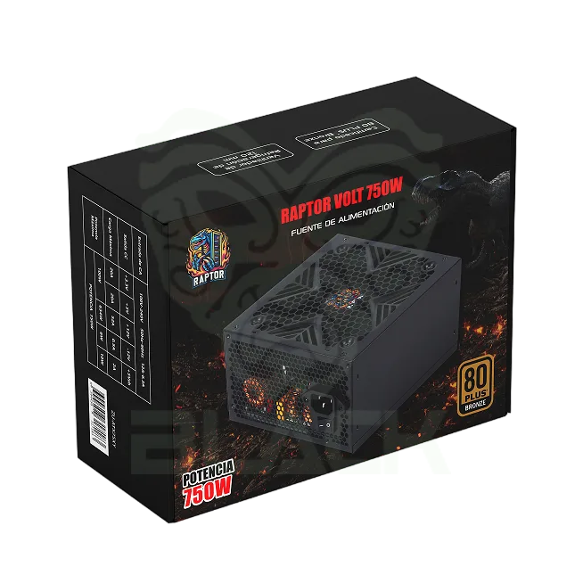 FUENTE RAPTOR VOLT 500W 80 PLUS BRONZE
