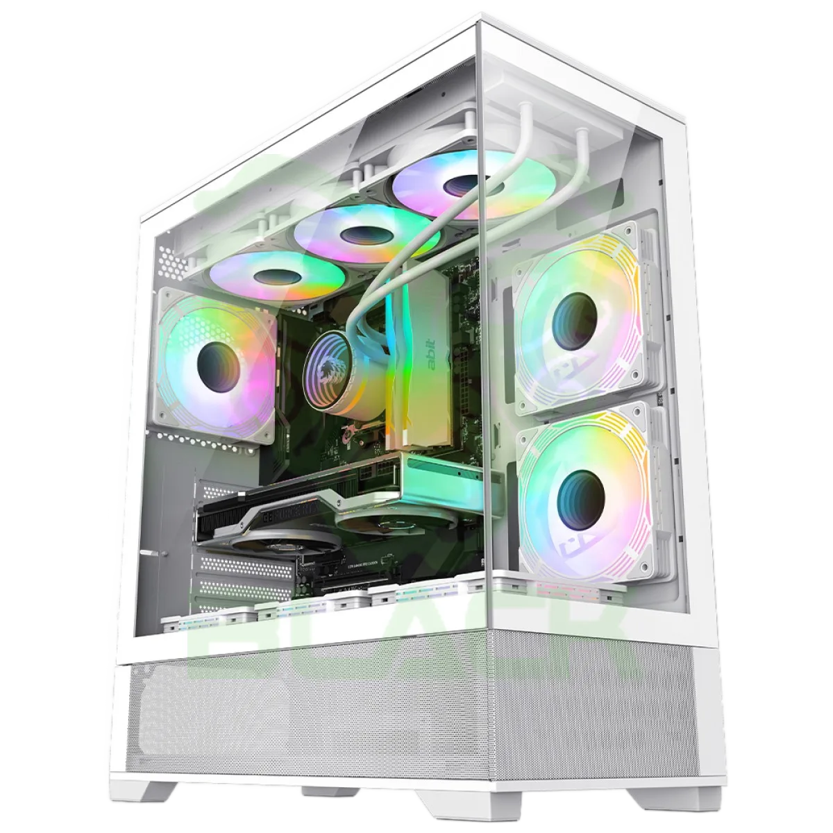 GAB GAMEMAX VISTA AW 6*FAN ARGB E-ATX BLANCO