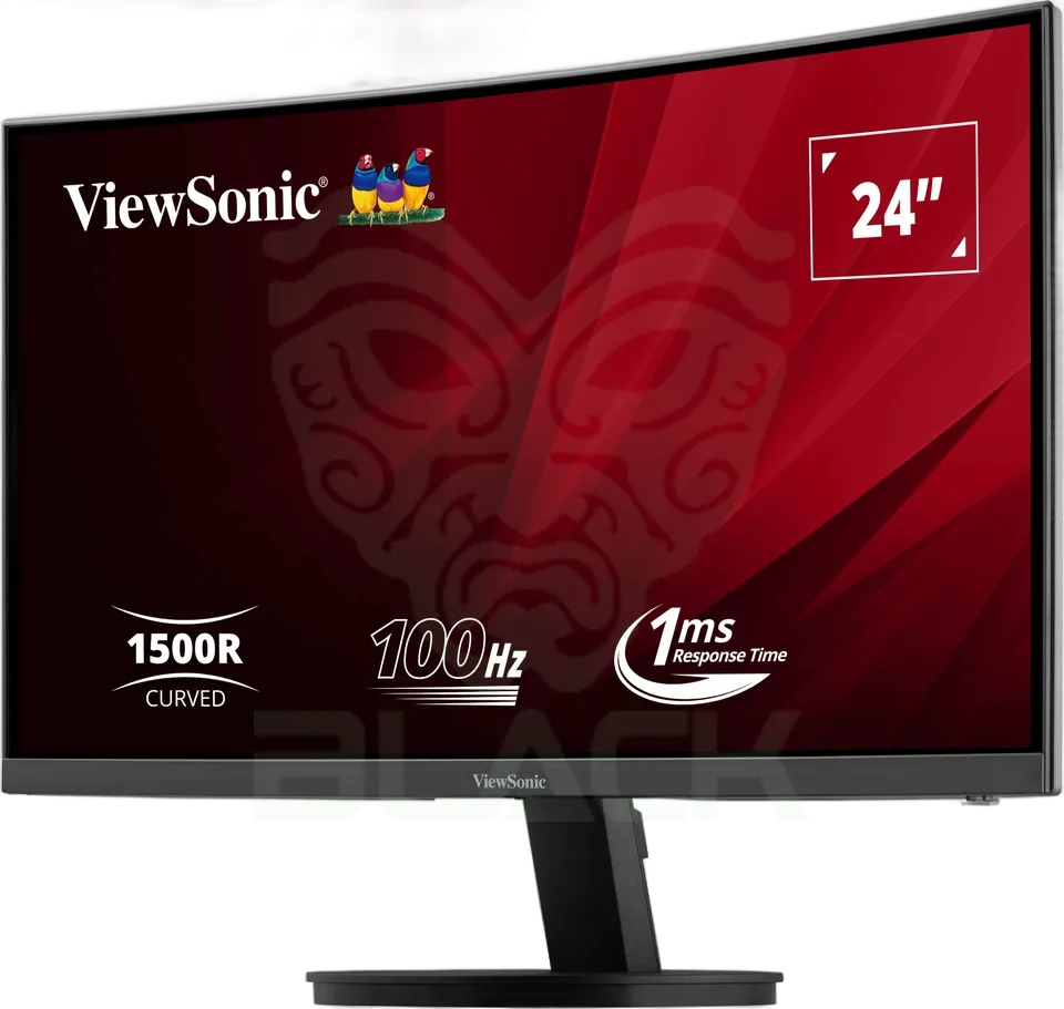 MONITOR CURVO 24" VIEWSONIC VA2416C FULL HD DISPLAY PORT HDMI