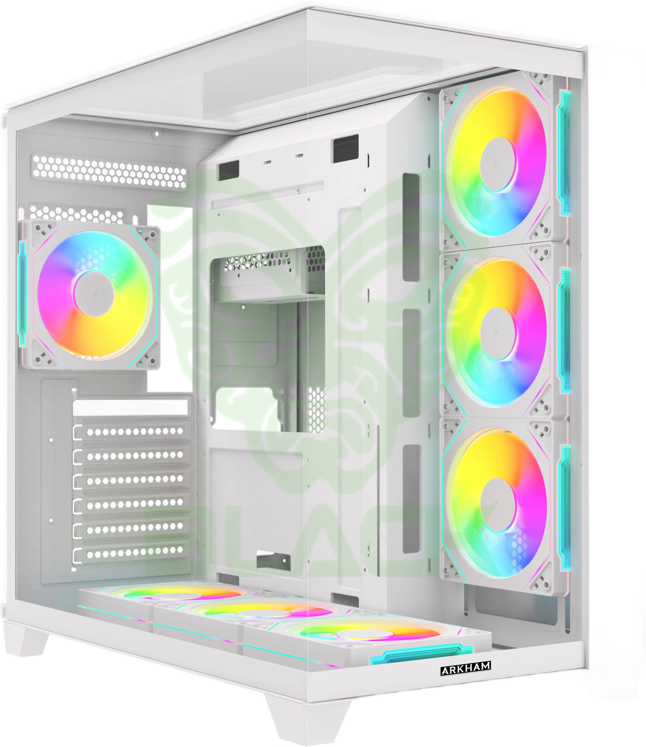 GAB ARKHAM MINOR WH BLANCO 7*FAN ARGB ATX