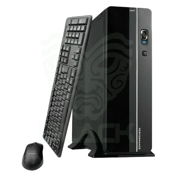 GABINETE SLIM PERFORMANCE (ATX-600-5836) FUENTE 600W + TECLADO + MOUSE