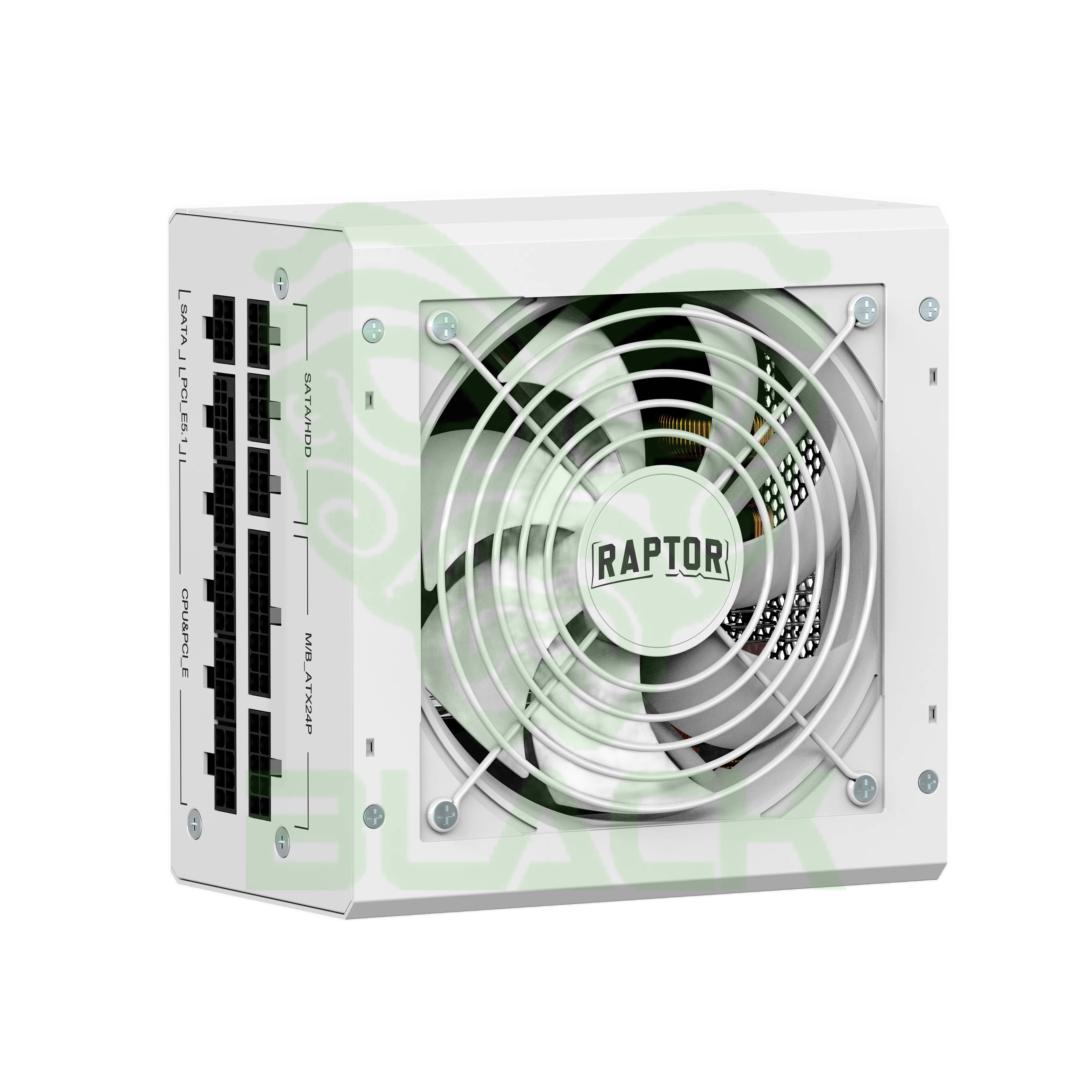 FUENTE RAPTOR VOLT 800W 80 PLUS GOLD FULL MODULAR PCIE 5.1 BLANCA