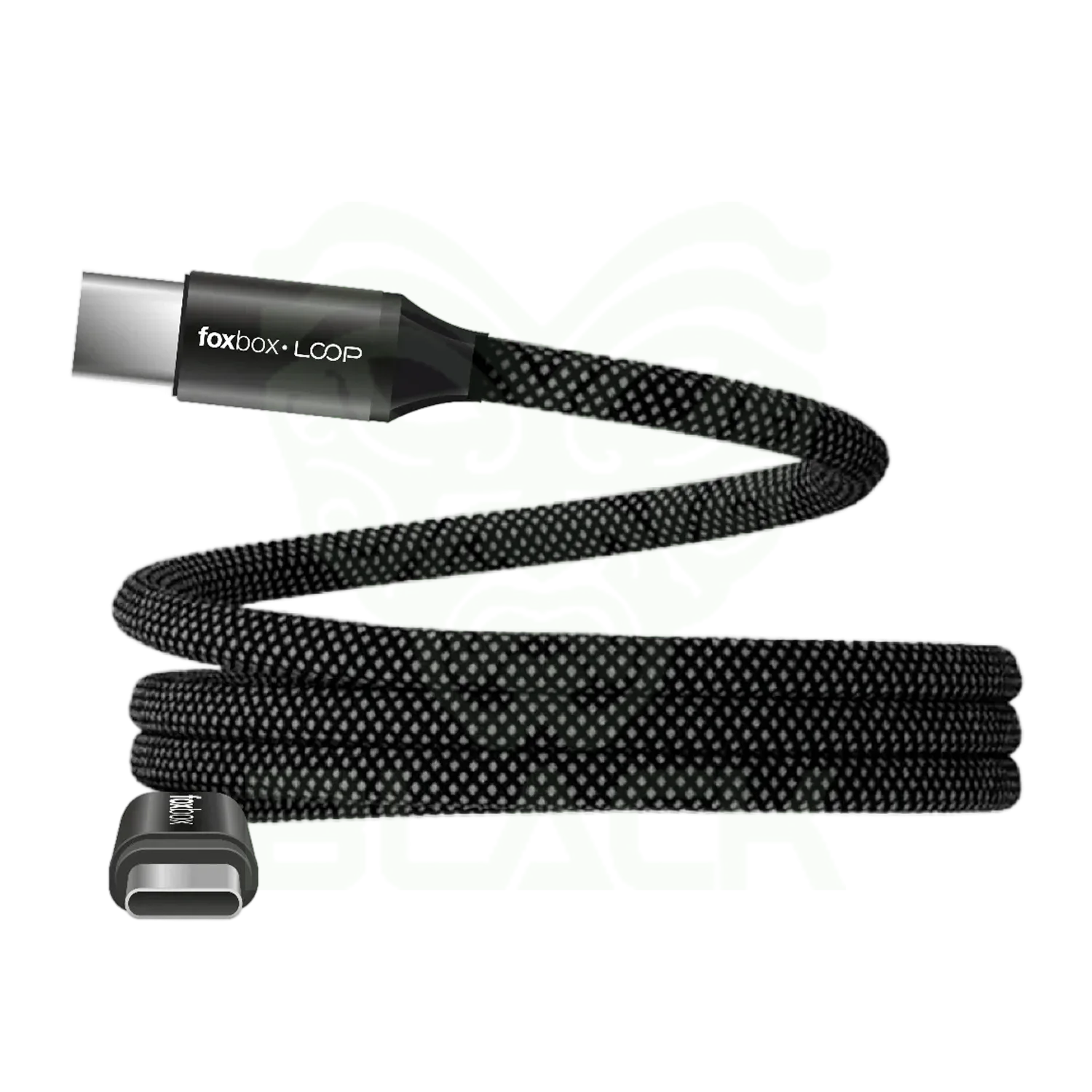 CABLE FOXBOX MAGNETICO LOOP TYPE C A TYPE C 60W NEGRO