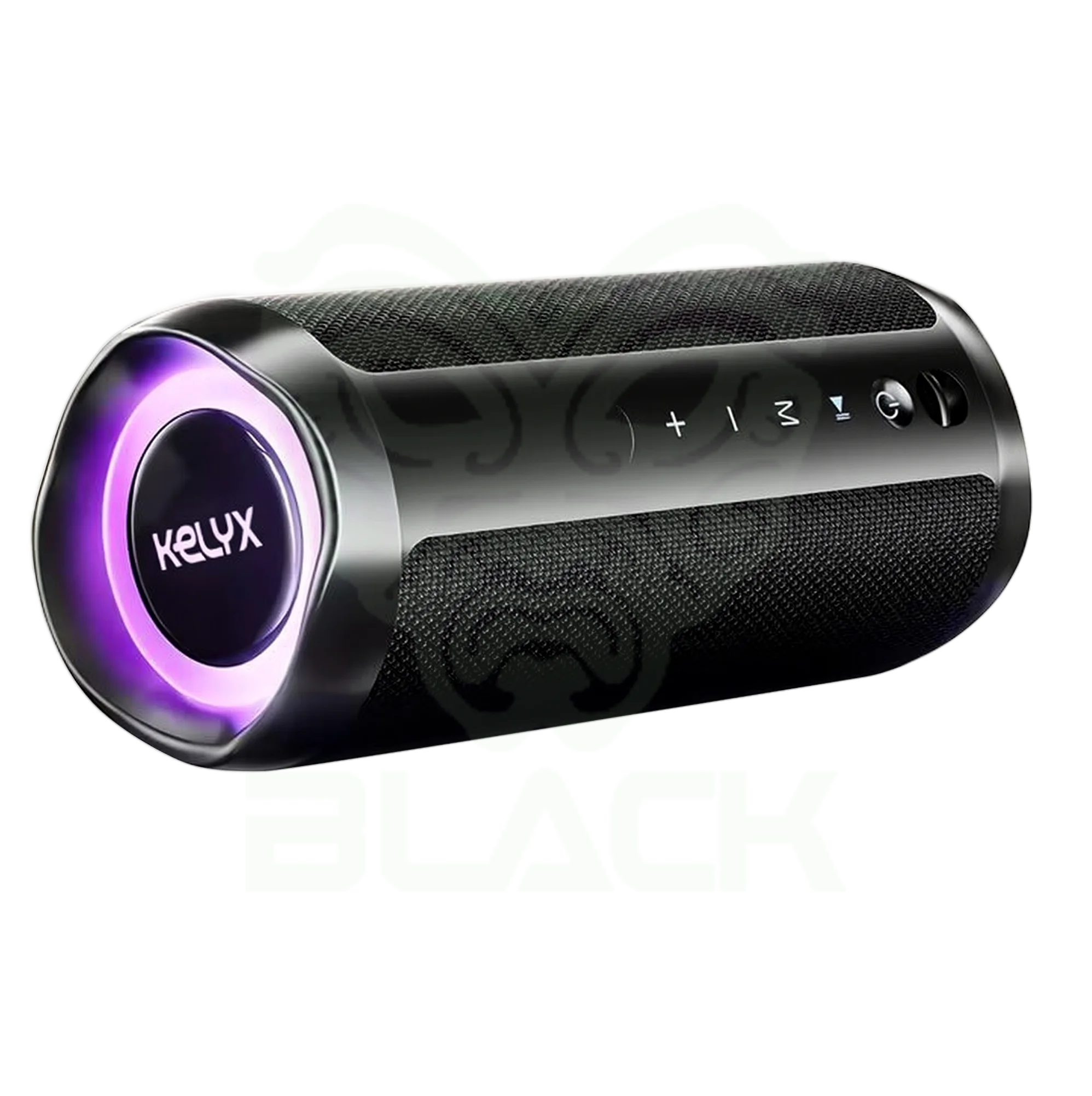 PARLANTE KELYX BLUETOOTH 2 ALTAVOCES 12W CILINDRO RGB HIFI IPX7 MICROSD / USB