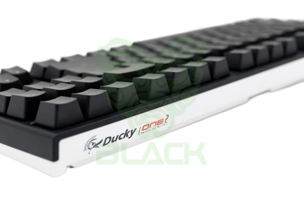 TECLADO GAMER DUCKY ONE 2 RGB TKL BLACK KAILH JADE SWITCH DOUBLE SHOT PBT MECANICO