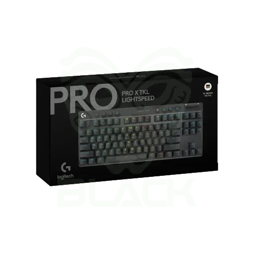 TECLADO LOGITECH G PRO X TKL LIGHTSPEED INGLÉS BLACK