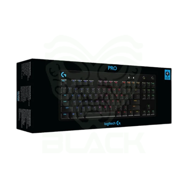 TECLADO GAMER MECÁNICO LOGITECH G PRO BLACK PARA GAMING