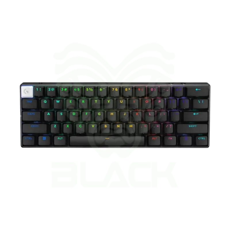TECLADO GAMING LOGITECH G PRO X60 TKL LIGHTSPEED INGLÉS BLACK