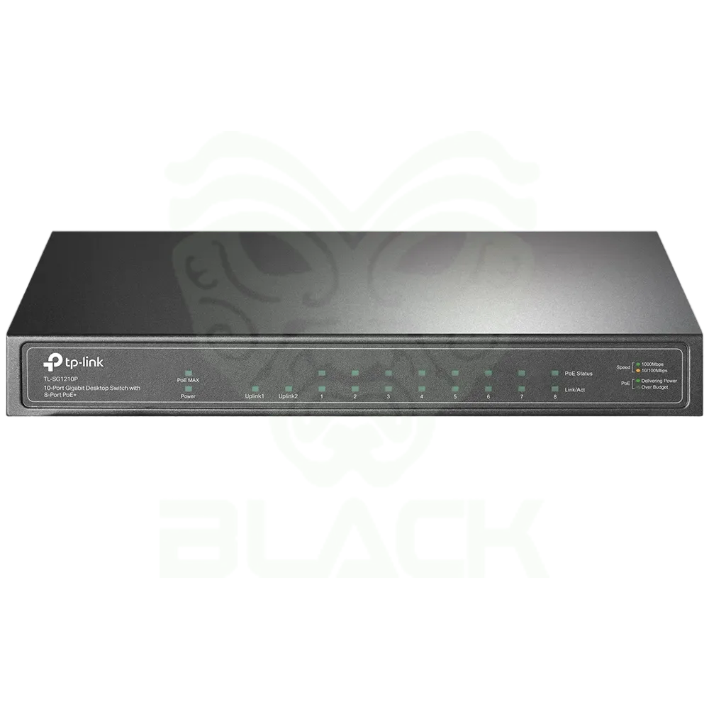 TL-SG1210P SWITCH GIGABIT 9P 8POE+ 1SFP TP-LINK